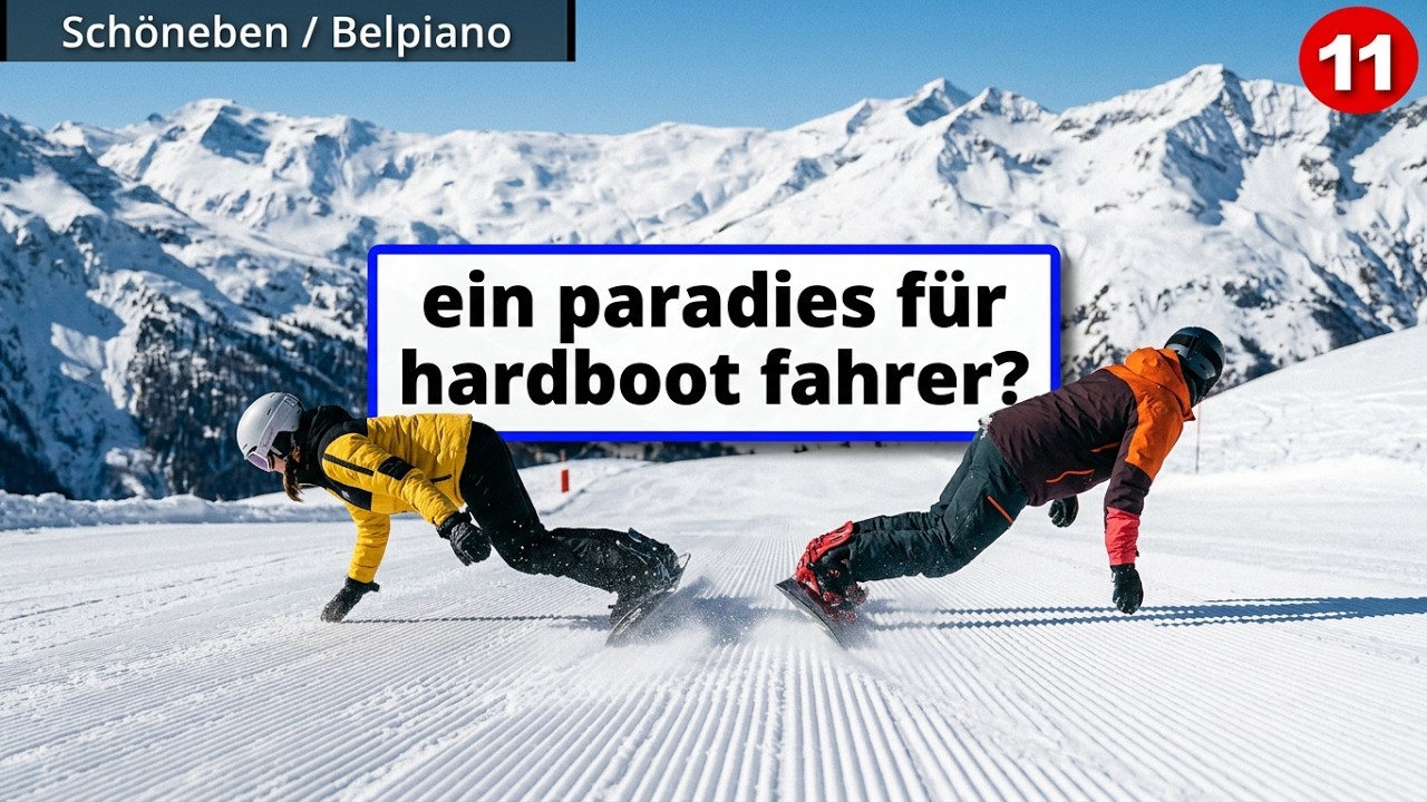 Hardboot-Snowboarden in Schöneben 🏂 | Warum Carver dieses Skigebiet lieben