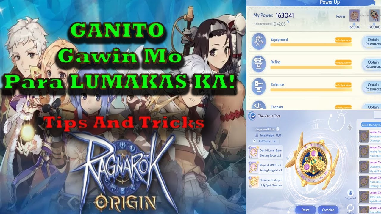 EASY 163K-170K Power By DOING THIS!  | Ragnarok Origin TIPS AND TRICKS