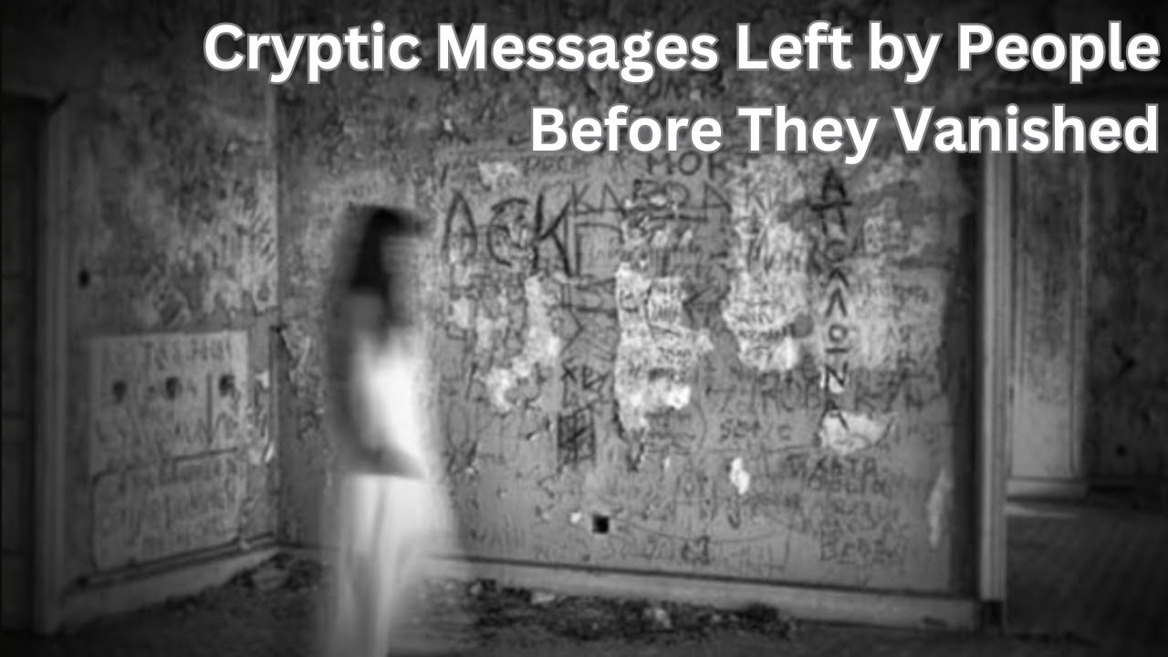 Top 10 Cryptic Messages Left by People Before They Vanished - Part 1