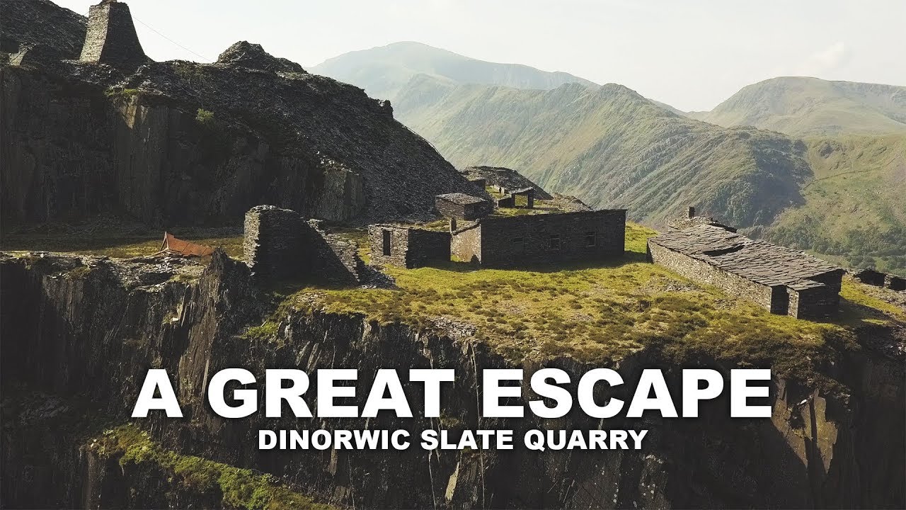 Exploring Dinorwic Slate Quarry - A GREAT ESCAPE! (with Drone Cinematics)