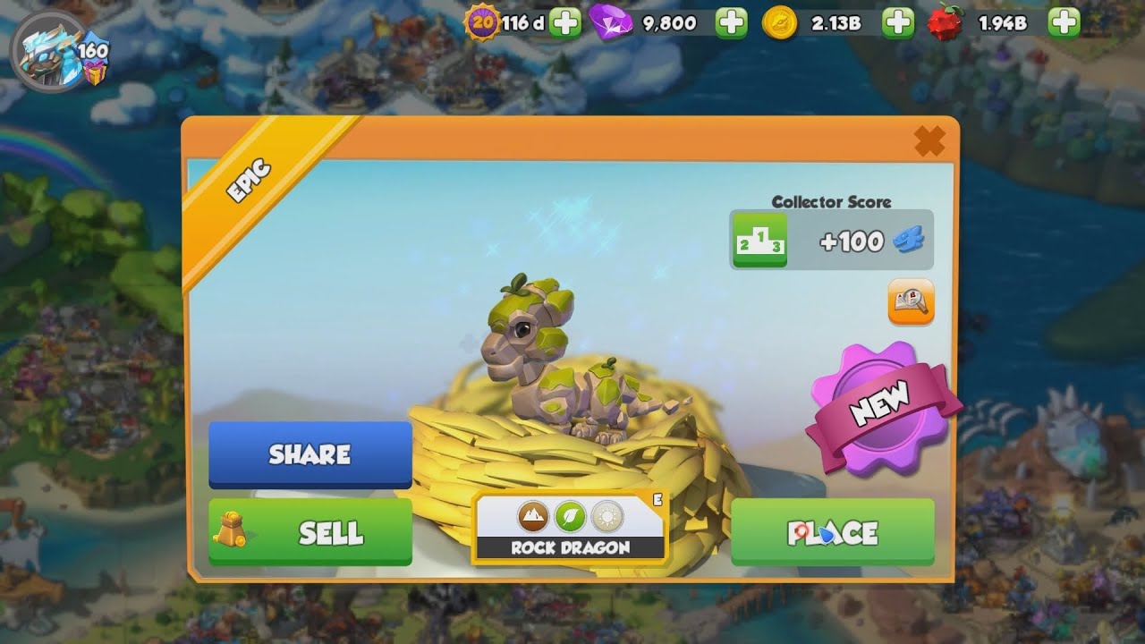 #DML How to breed ROCK Dragon? - Dragon Mania Legends