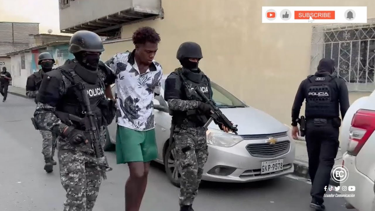 POLICÍA DA UN DURO GOLPE AL CRIMEN ORGANIZADO LUEGO DE ESPECTACULAR OPERATIVO EN EL GUASMO SUR