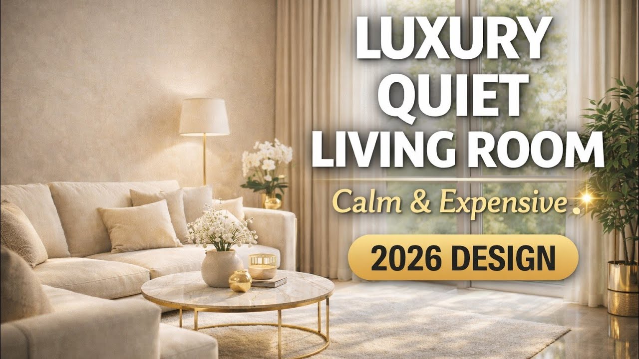 Quiet Living Room Design Ideas 2026 | Calm, Minimal & Peaceful Home Decor