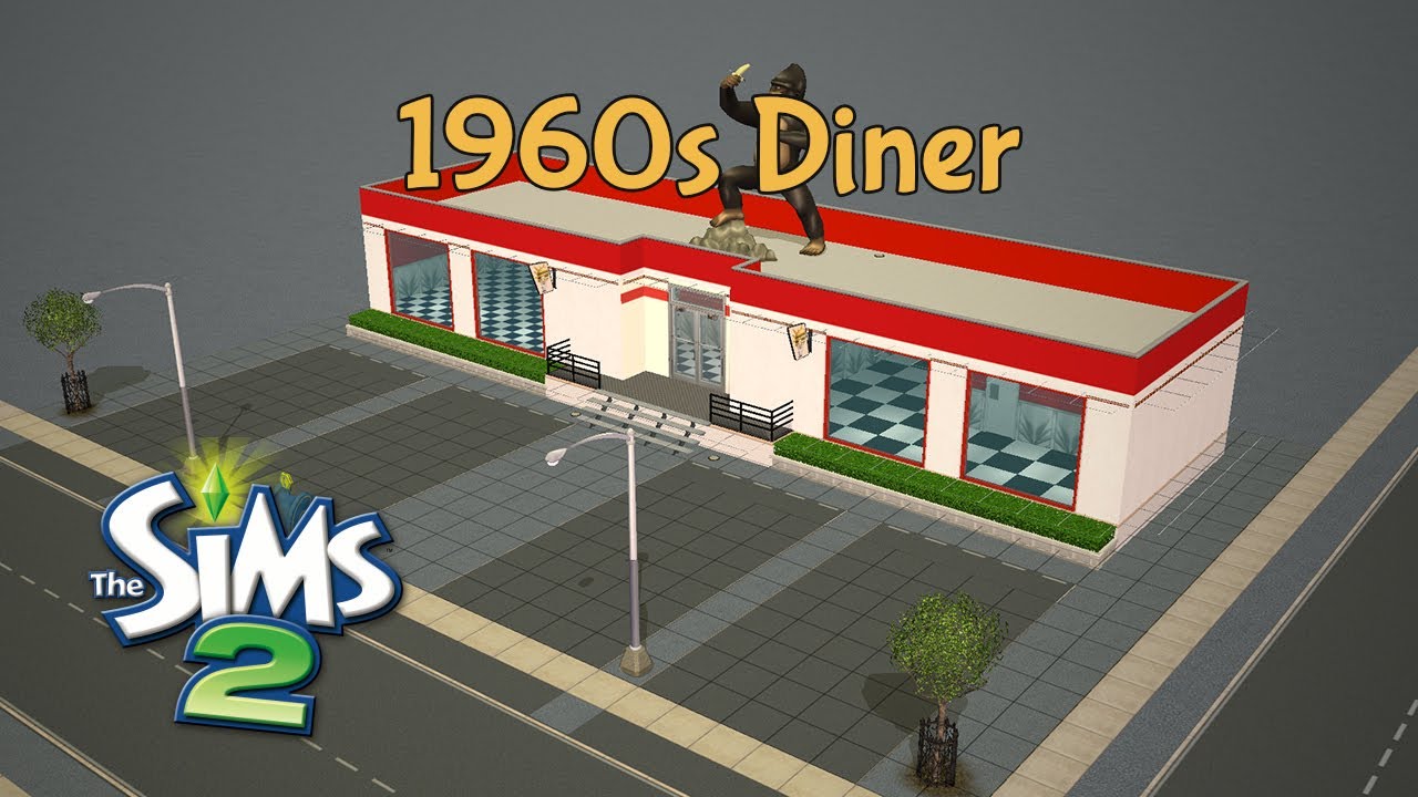 The Sims 2 Through the Decades: 1960s Diner