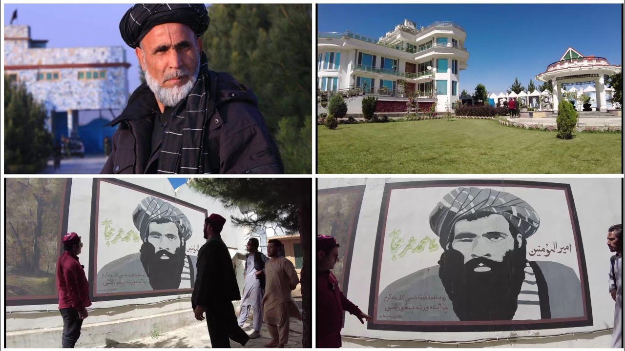 گزارش ویژه عکس ملا محمد عمر مجاهد در خانه الله گل مجاهد وکیل پارلمان
