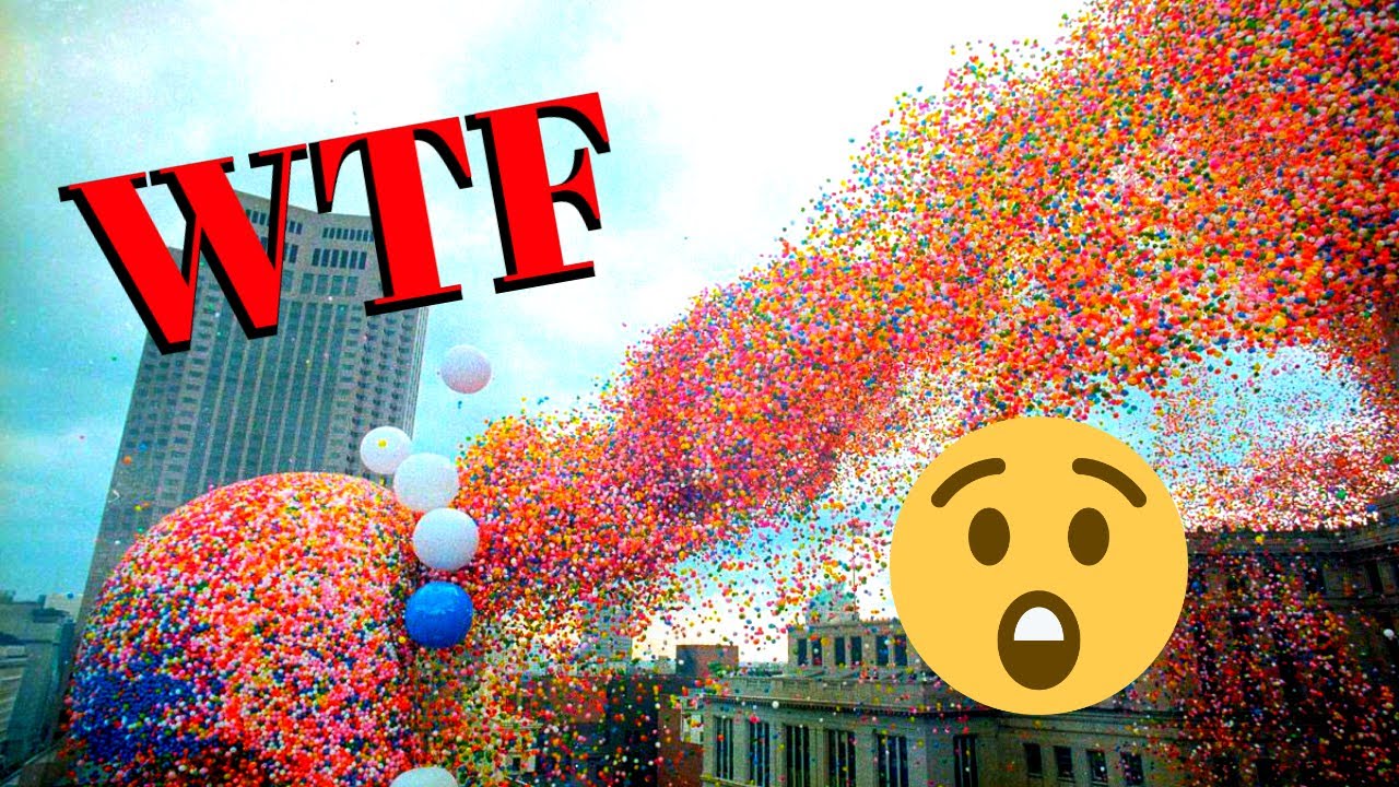 Что происходит с ШАРОМ HELIUM 🎈 при выбросе в воздух? 🌤️