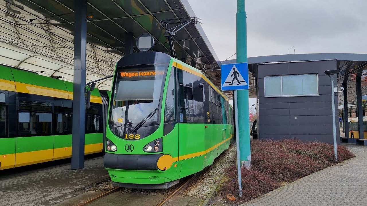 MPK Poznań - linia 14 | Moderus Alfa HF 04 AC #188 + #187