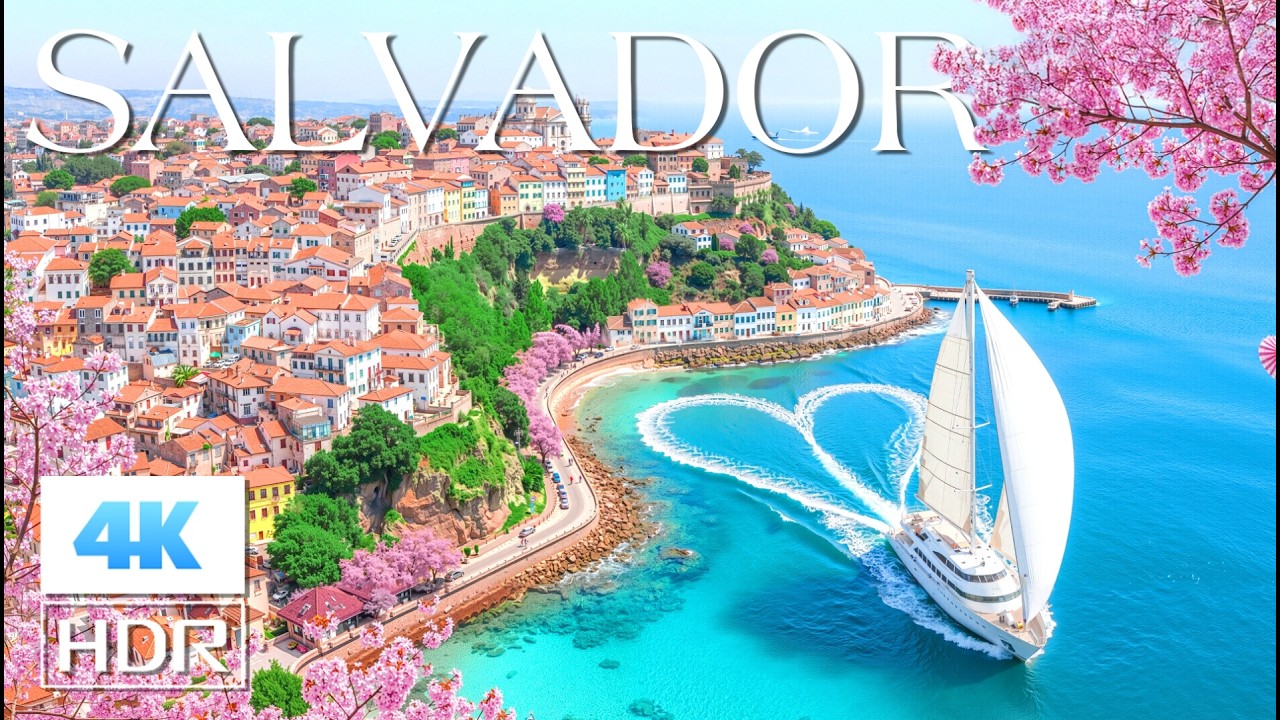 SALVADOR BRAZIL 4K ULTRA HD 🇧🇷 | Vibrant Coastline, Historic Pelourinho | Deep House Music