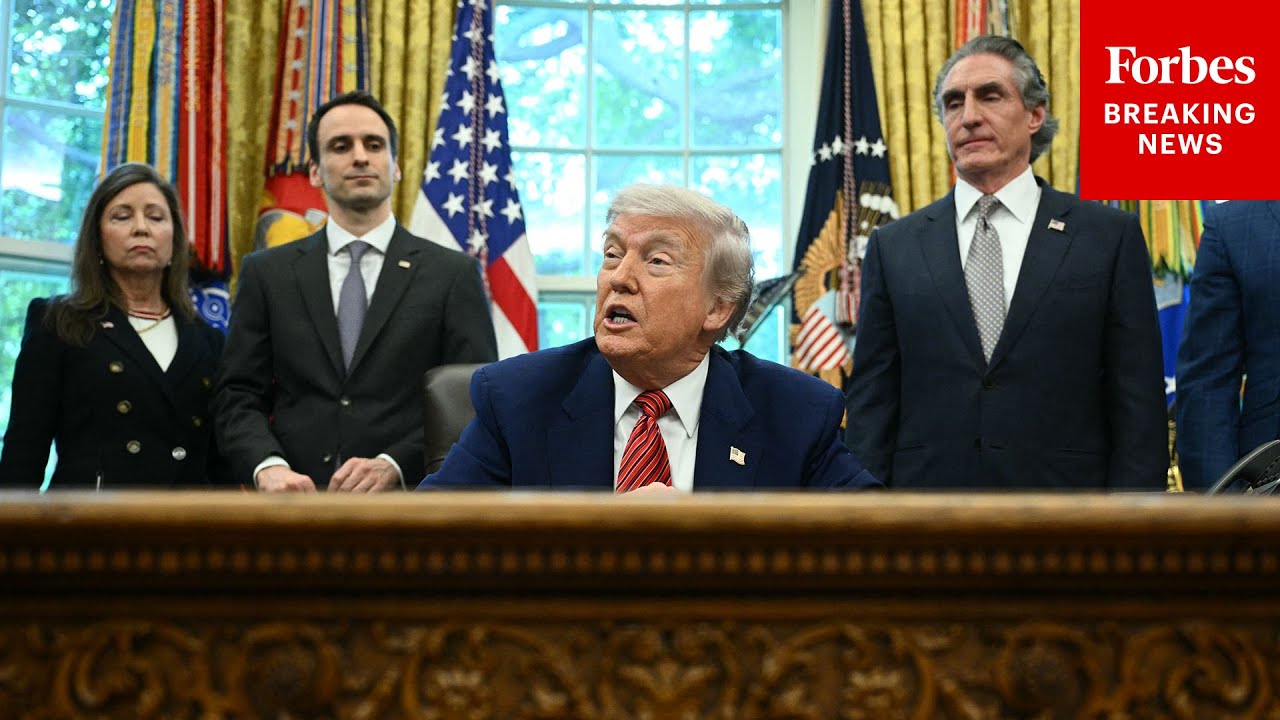 Trump Asked: 'What Are You Hoping To Achieve With A 50% Tariffs' On EU?