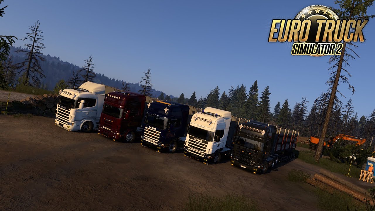 Oldskool Scania klapperen (OPEN PIJP!) Euro Truck Simulator 2 Konvooi {G29}