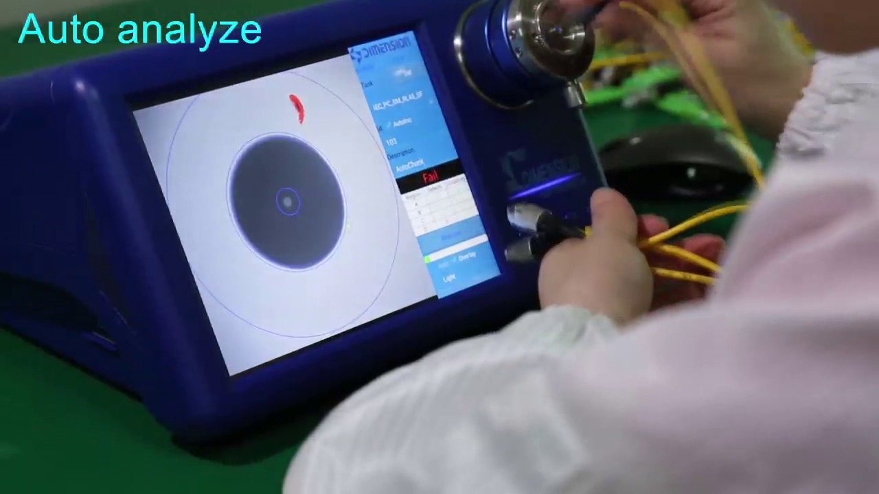 Dimension AutoCheck Intelligent Integrated Fiber End-face Visual Inspector