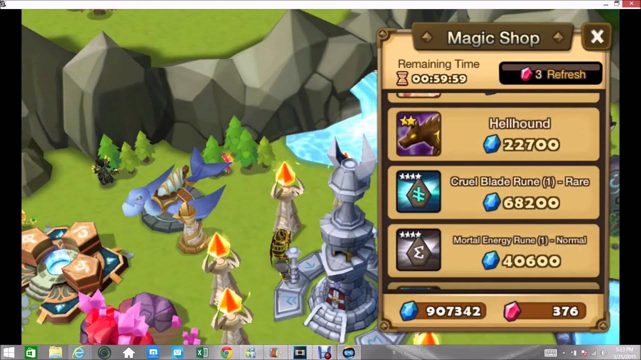 Summoners War - Mystical Scroll Trick?  (JewBagel)