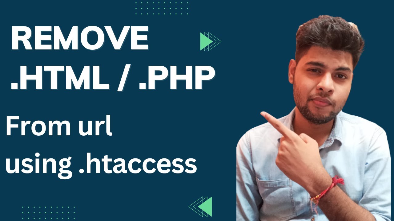 How to remove .html .php extension from page url using .htaccess | url rewriting using .htaccess