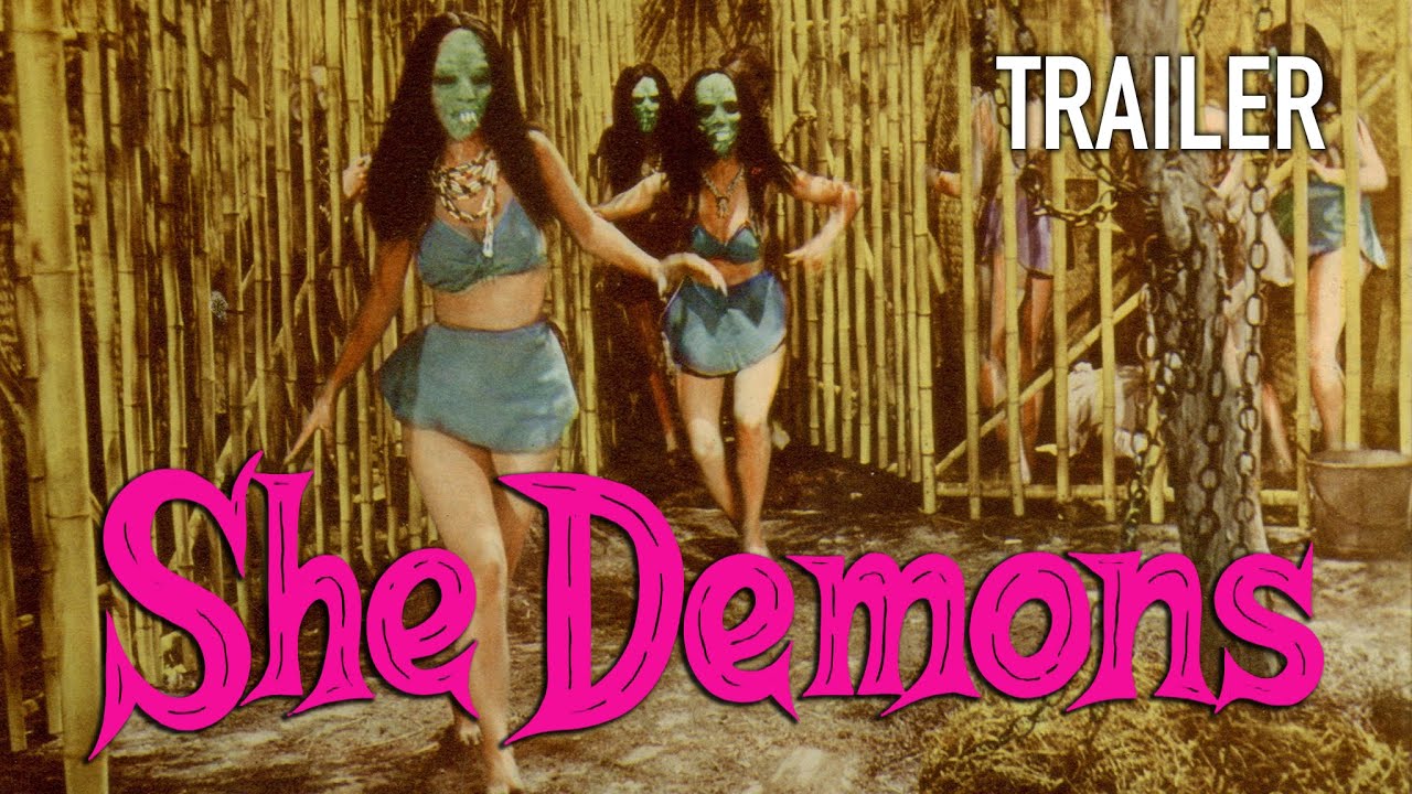 She Demons (1958) | Trailer - Irish McCalla, Tod Griffin