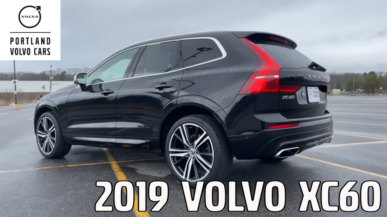 Onyx Black Metallic 2019 Volvo XC60 T5 R-Design / Walkaround with Heather