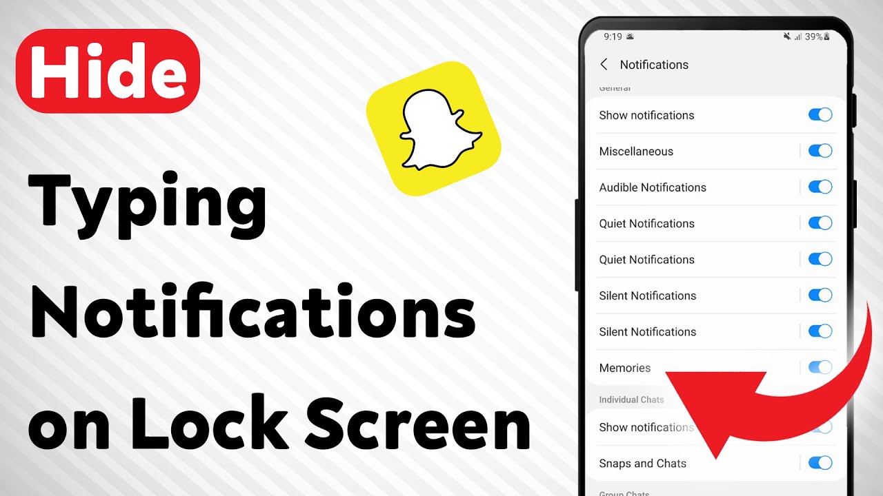 How To Hide Typing Notifications on Snapchat Lock Screen (Updated)