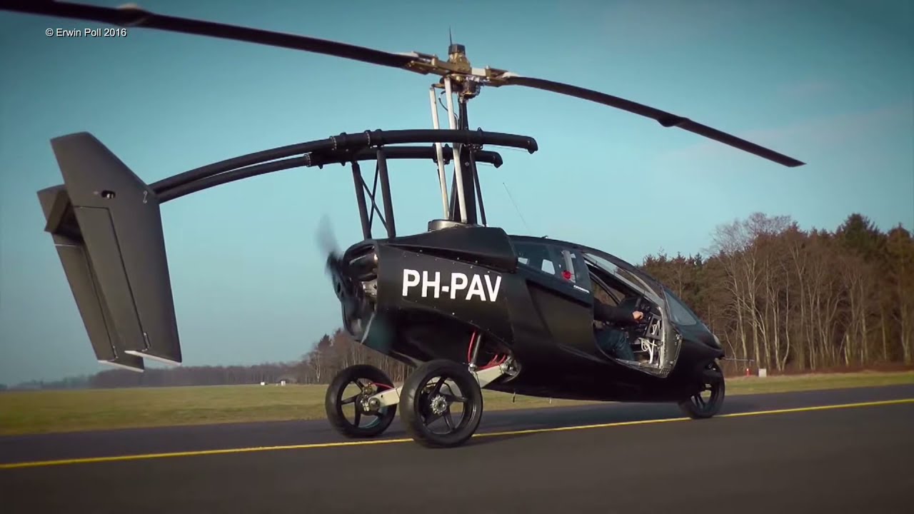 PAL-V ONE Flying Car at Teuge Airport holland  8-10-16