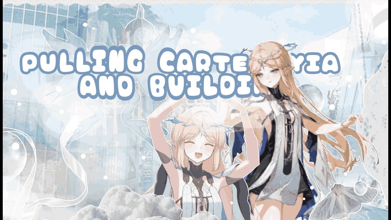 pulling & building cartethyia 𖦹 ׂ 𓈒 🩹／ cozy wuwa gameplay ‪‪❤︎‬