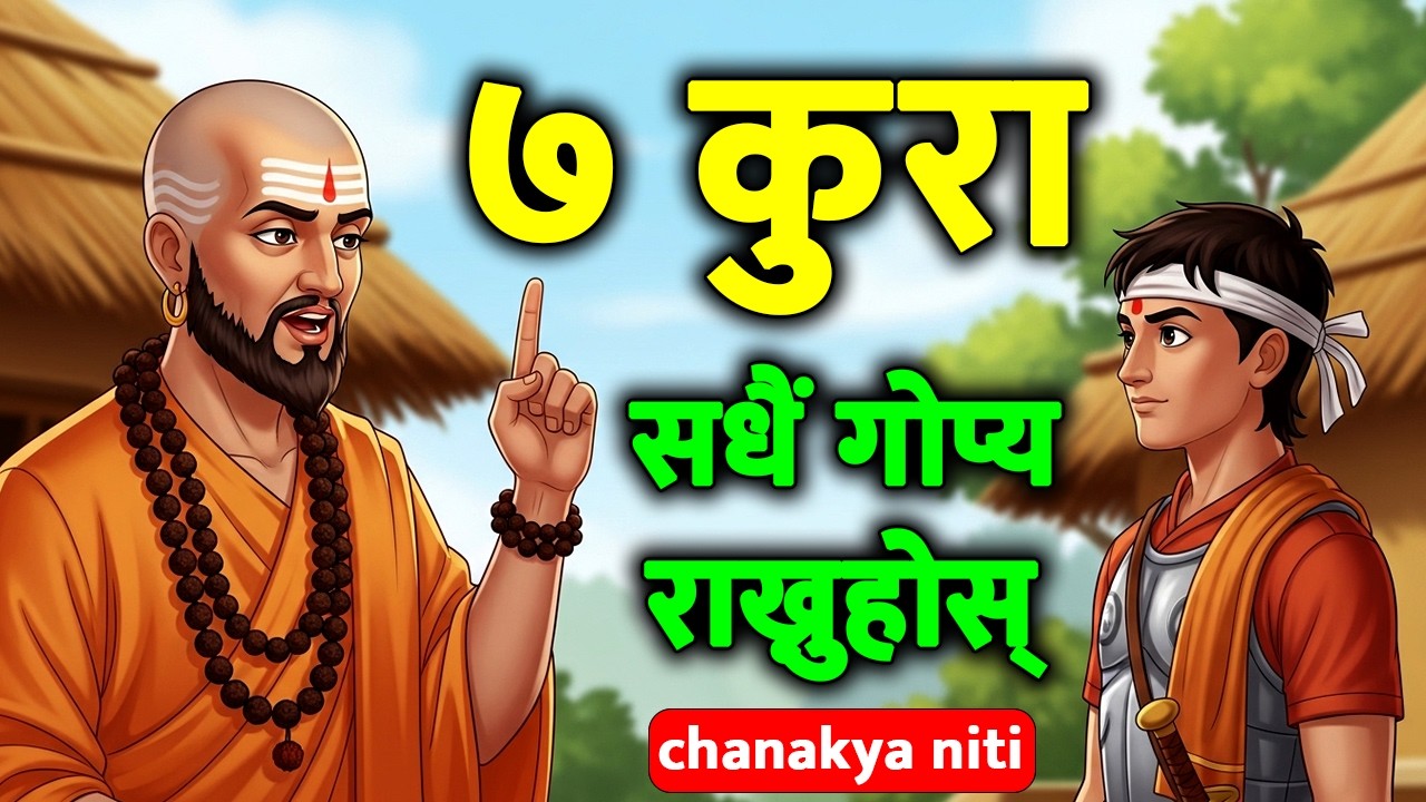 चाहे कोही कति नै खास किन नहोस्, यी ७ कुराहरू सधैं लुकाएर राख्नुहोस् – चाणक्य नीति