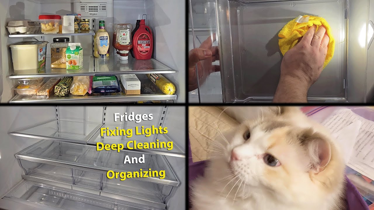 Deep Cleaning & Restocking My Fridges + Fixing the Lights! | Fridge Organization 4K