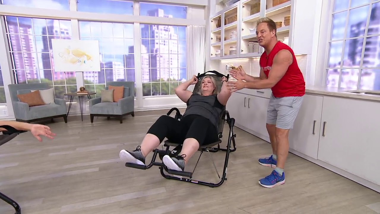 FITNATION Core Lounge Ultra Workout Chair on QVC