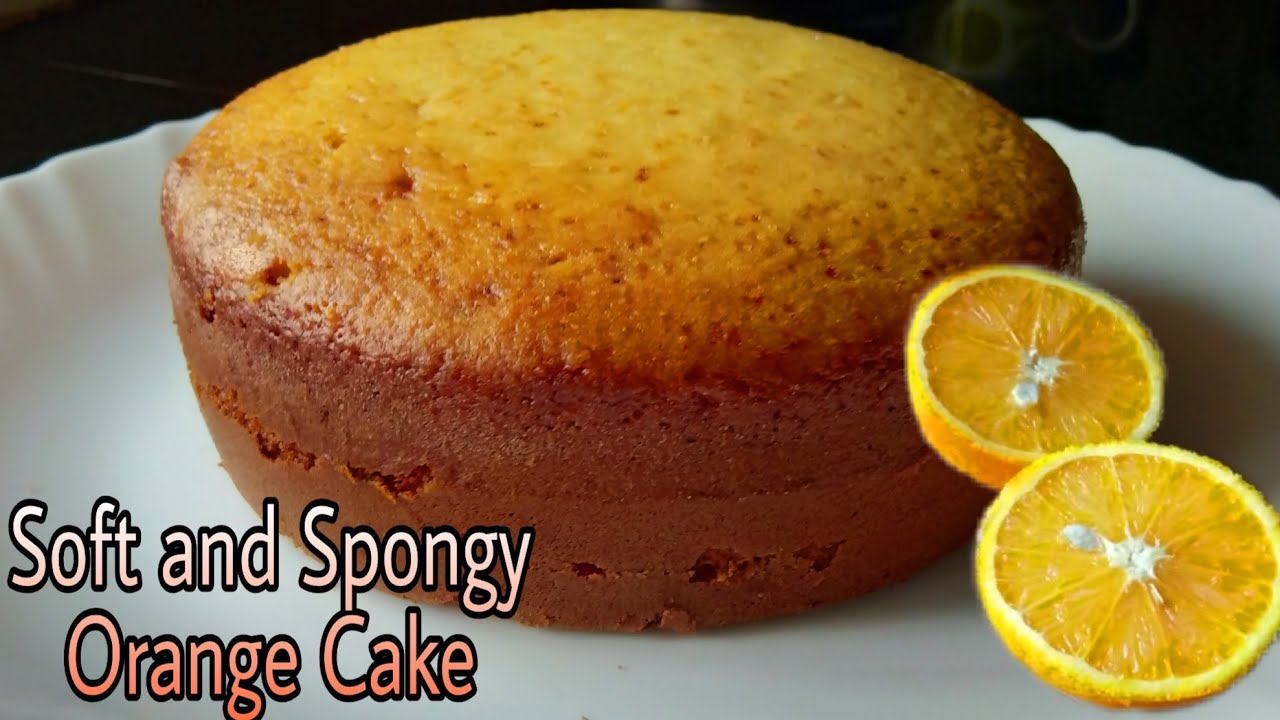 Orange Cake | Eggless Sponge Cake Without Oven, Essence, Butter, Condensed Milk, Butter paper, Curd