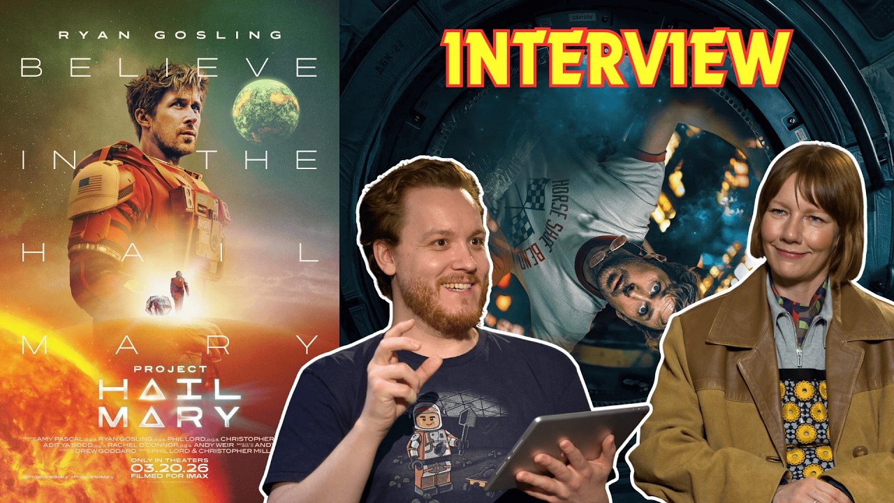 Sandra Hüller 'Project Hail Mary' INTERVIEW