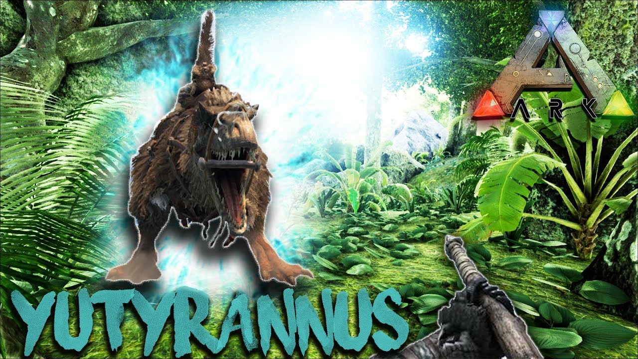 ARK | THE CENTER | YUTYRANNUS LOCATION, TAMING,  AND REVIEW | DINO BOOSTER!