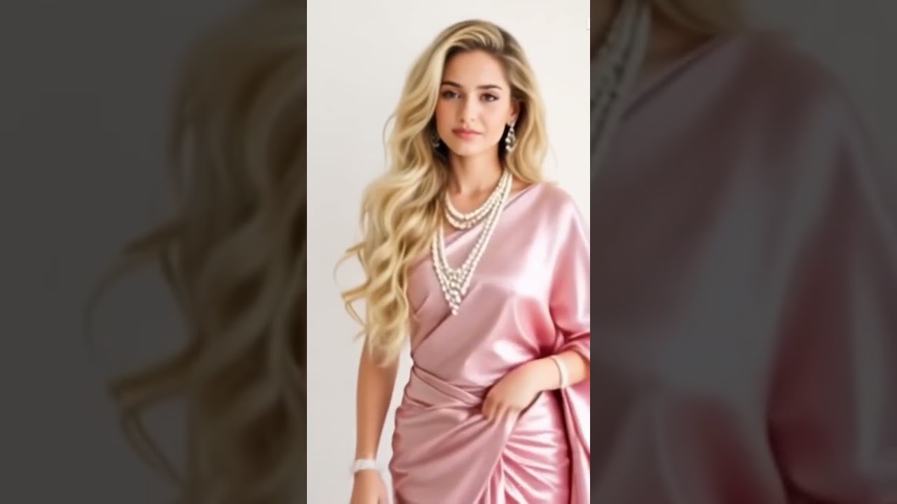 Pink silk dress👚