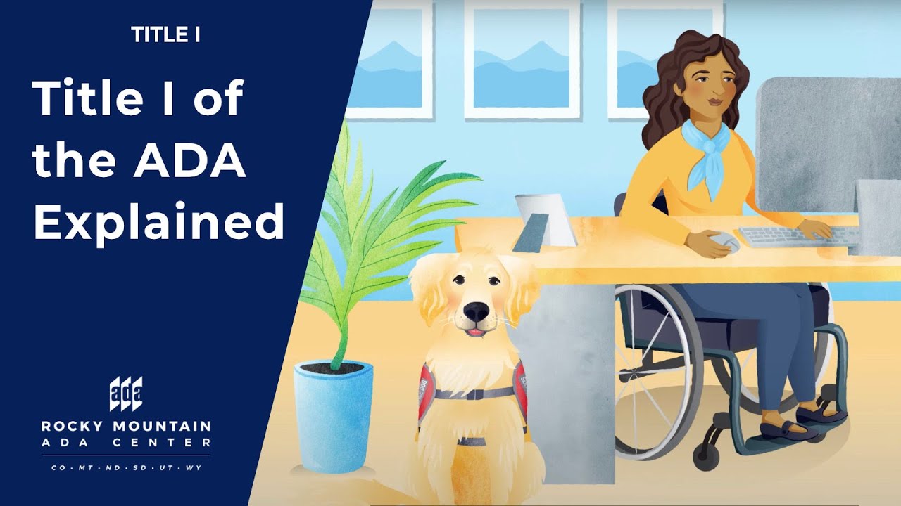 Title I of the ADA Explained - Employment (with captions)