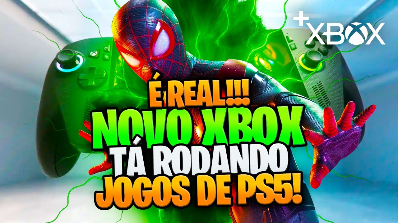 LIBEROU! NOVO XBOX com STEAM rodando JOGOS DE PS5!