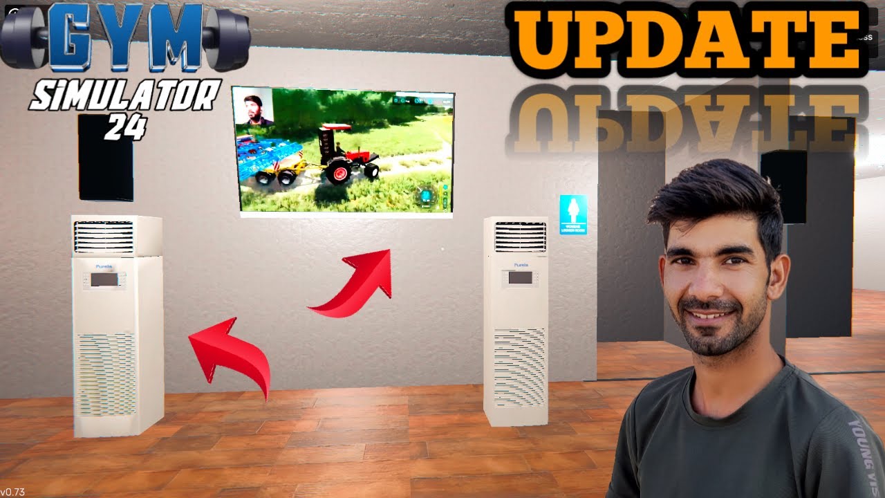 NEW UPDATE AC AND TV IN GYM SIMULATOR 24 HINDI GAMEPLAY