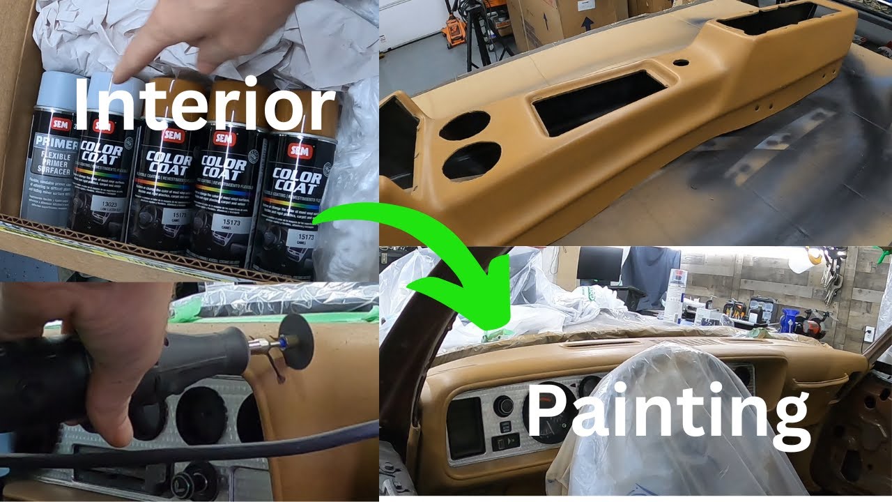 Painting my 1978 Trans Am Interior and Modifying the Console