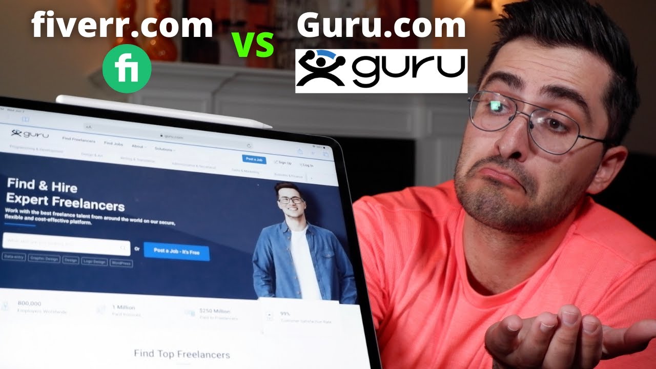 Лучшие фриланс-биржи: Fiverr.com против Guru.com