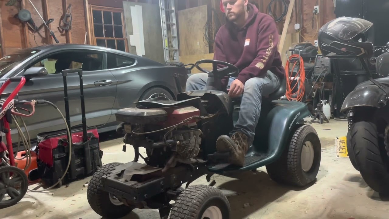 Found a FREE working 20HP Craftsman LT1000 Tractor