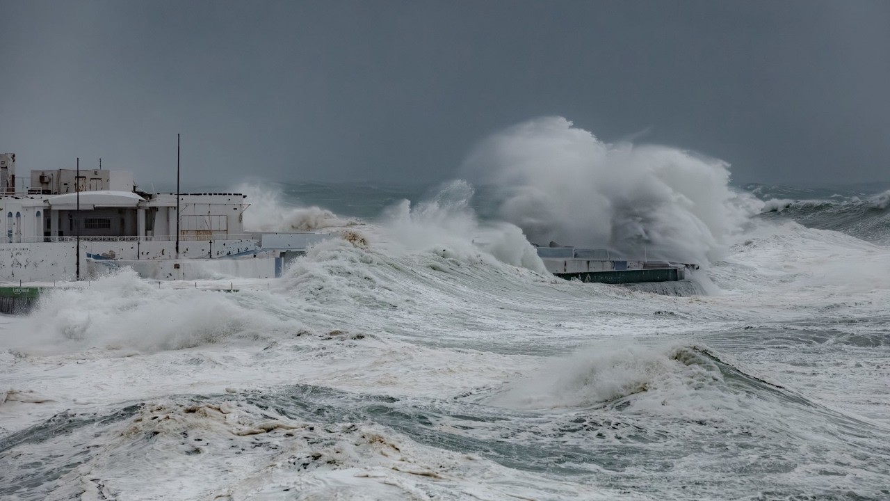 Listening to Storm Harry — Stillness Within Motion 🌬️🌊🌫️
