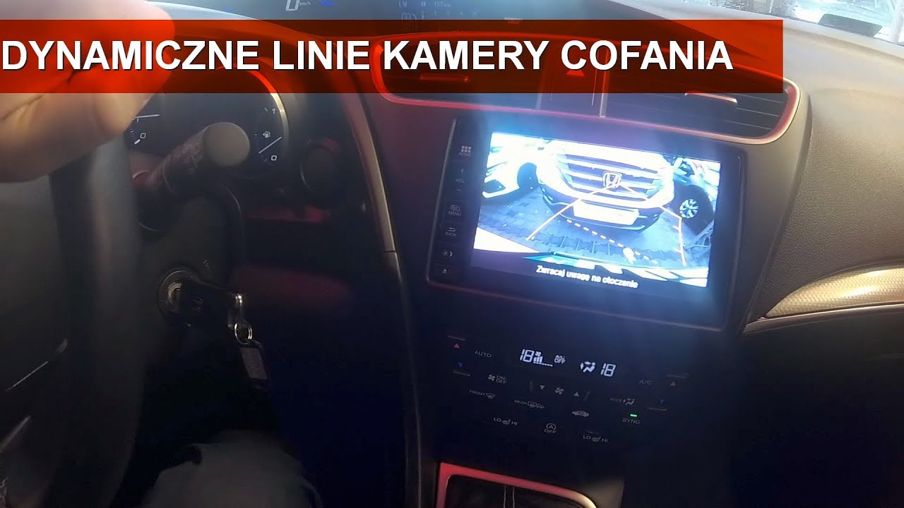 Krzysztof Honda- #69 Civic IX 2014-2016. Jak włączyć dynamiczne linie kamery cofania?