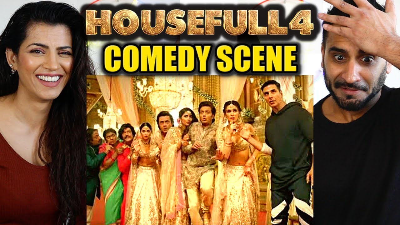 РЕАКЦИЯ НА СЦЕНУ КОМЕДИИ В ФИЛЬМЕ «HOUSEFULL 4»! | Акшай Кумар | Сцены из комедийных фильмов Болл...