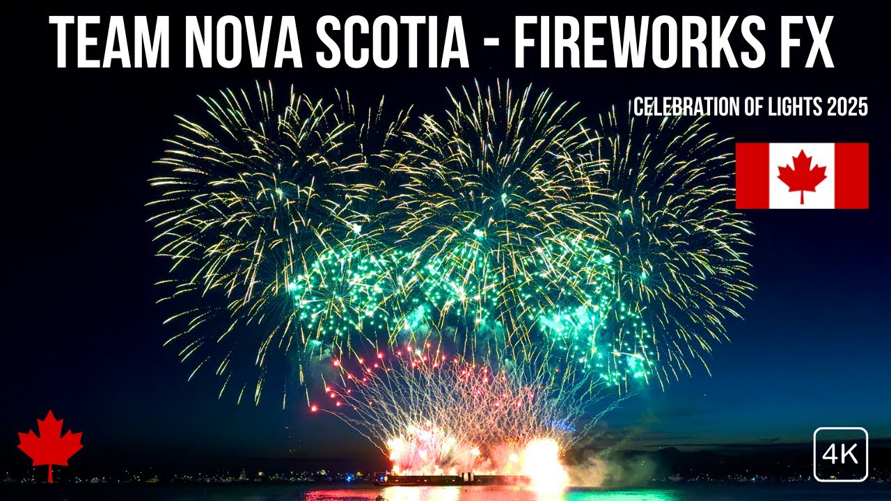 Team Nova Scotia 🇨🇦 Honda Celebration of Lights 2025 [FULL VIDEO 4K] #vancouver #fireworks