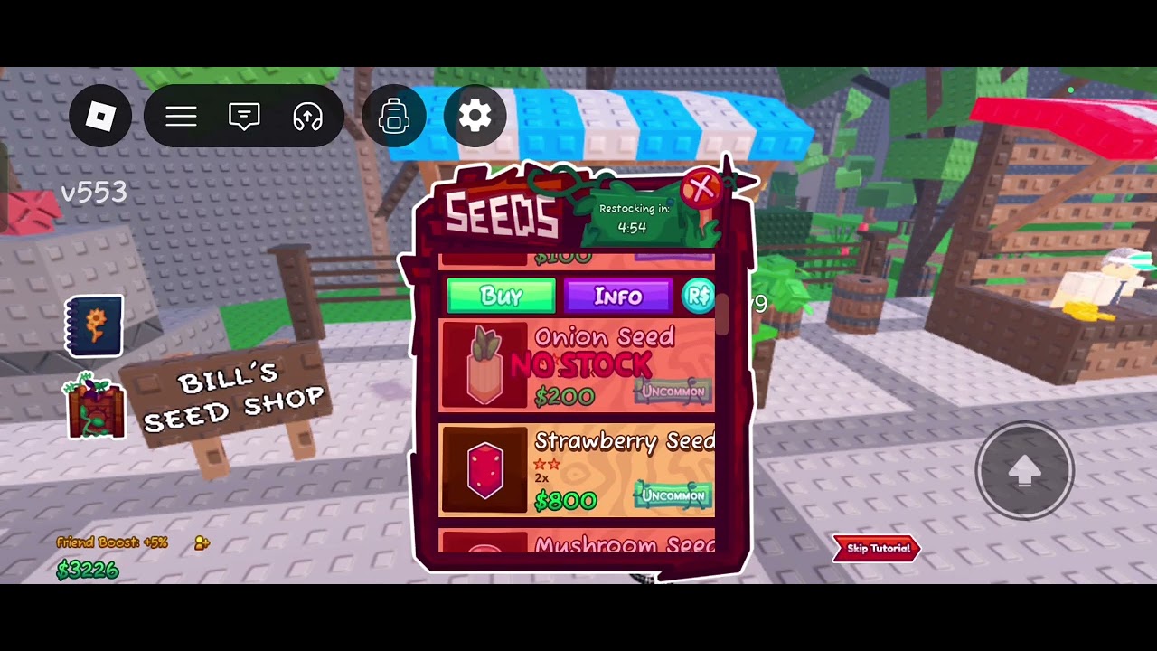 ปลูกผักในแมพใหม่ค่ะ #roblox 