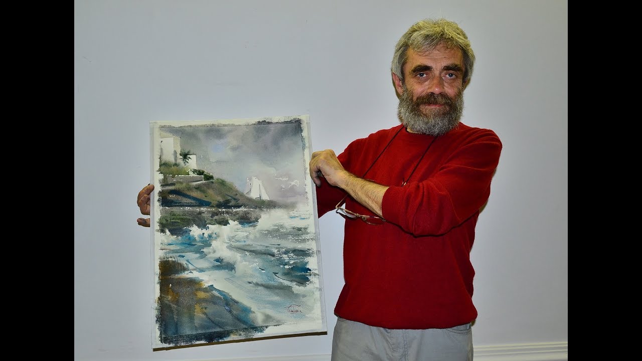 Temerev Sergey -Sperlonga in Acquerello 2017 Italy