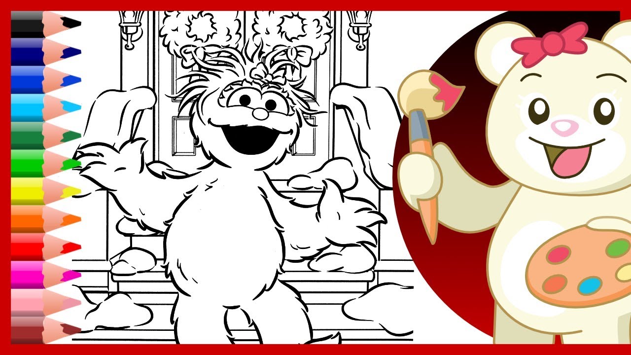 Rosita Celebrates Christmas | Sesame Street Holiday Coloring - Kids Learn Colors