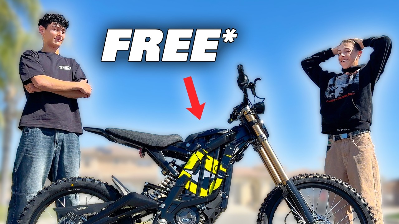 I BOUGHT This Kid his DREAM Surron… FOR FREE!