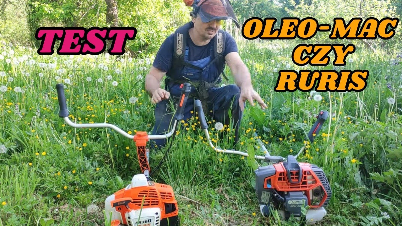 Kosa Ruris RR360 czy Oleomac BCH400T. Test koszenia.