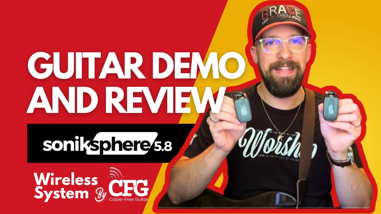 SonikSphere 5.8GHz Wireless System Demo and Review | CFG - Cable Free Guitar