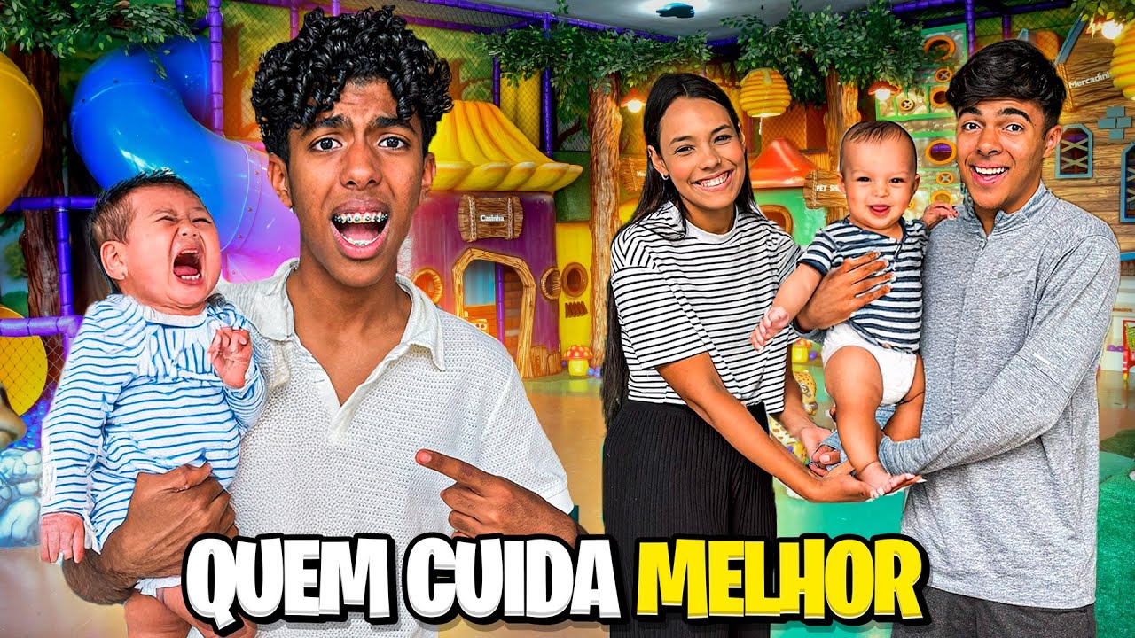 DESAFIO QUEM É O MELHOR PAI? GABRIEL OU ESTEVÃO?