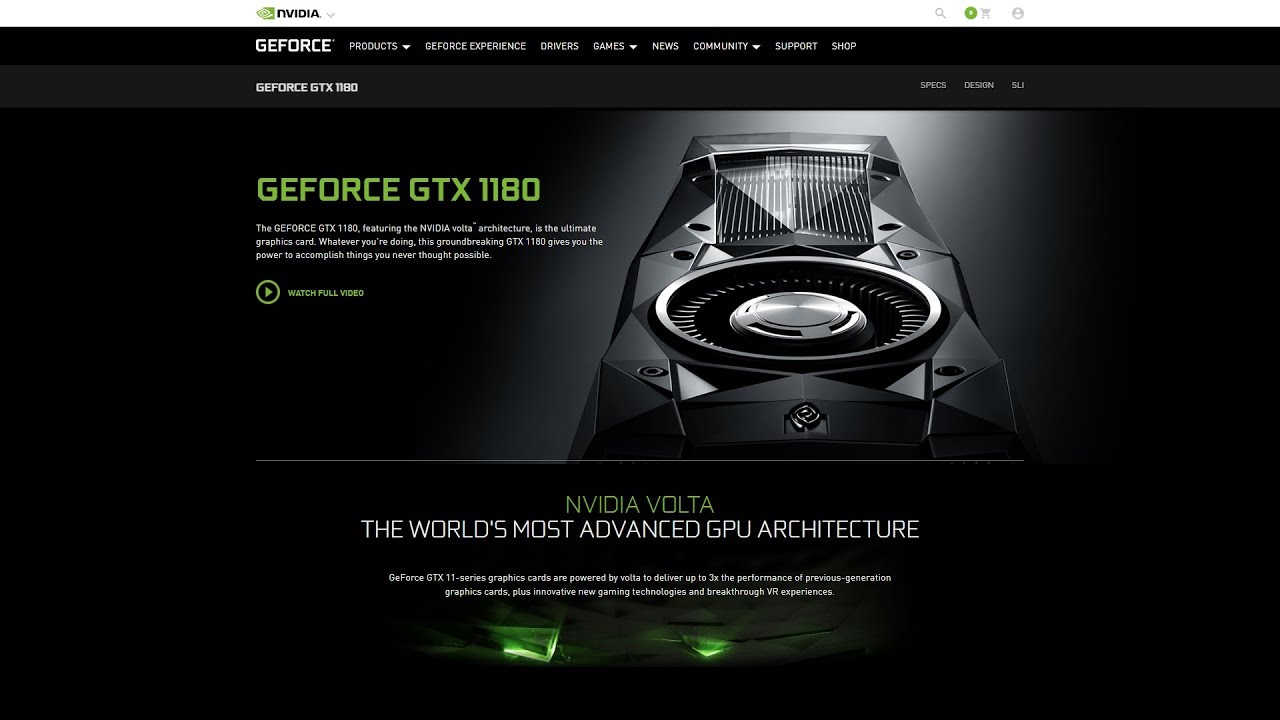 Nvidia GeForce GTX 1180 release date, price, specs, and performance