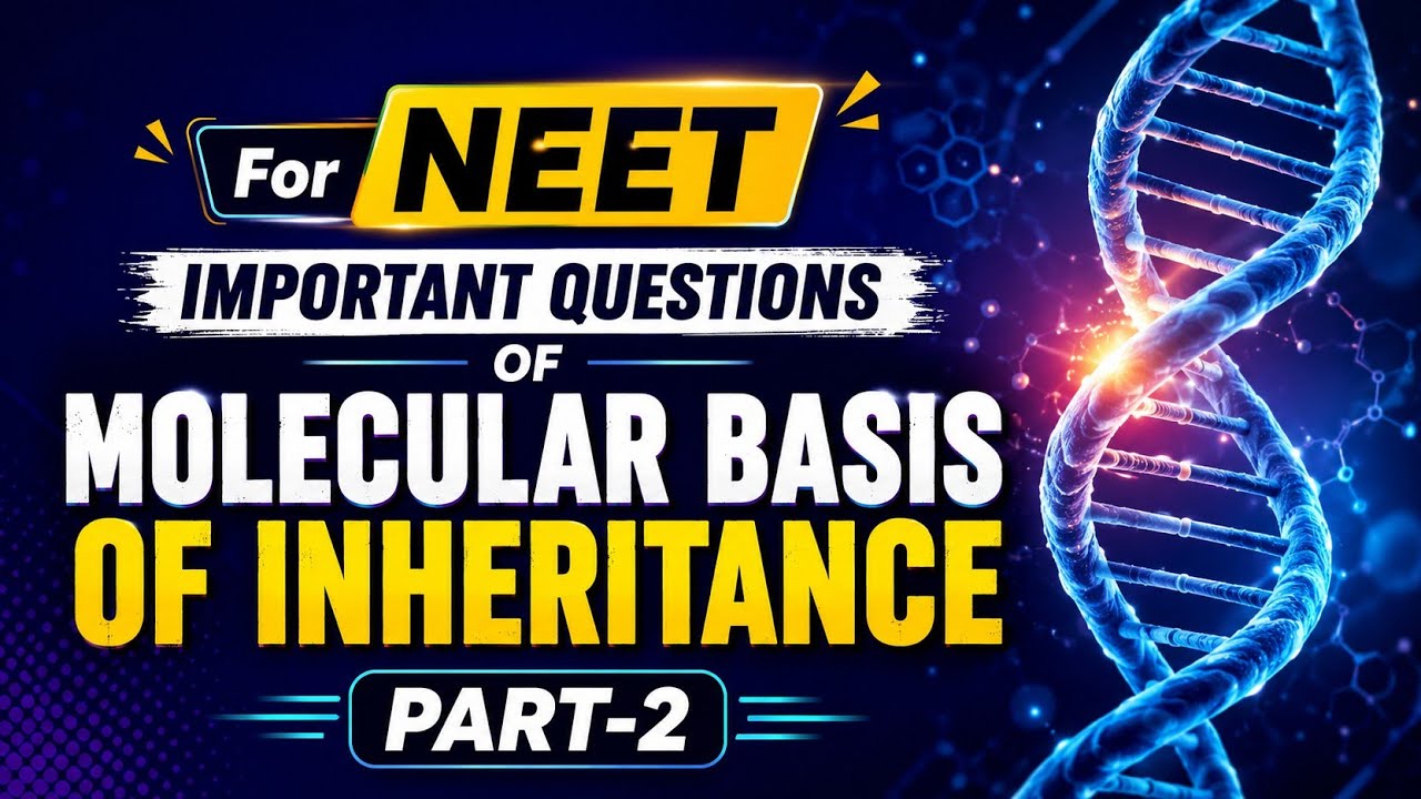 Molecular Basis of Inheritance Important Questions Part-2 | NCERT Based Biology Questions