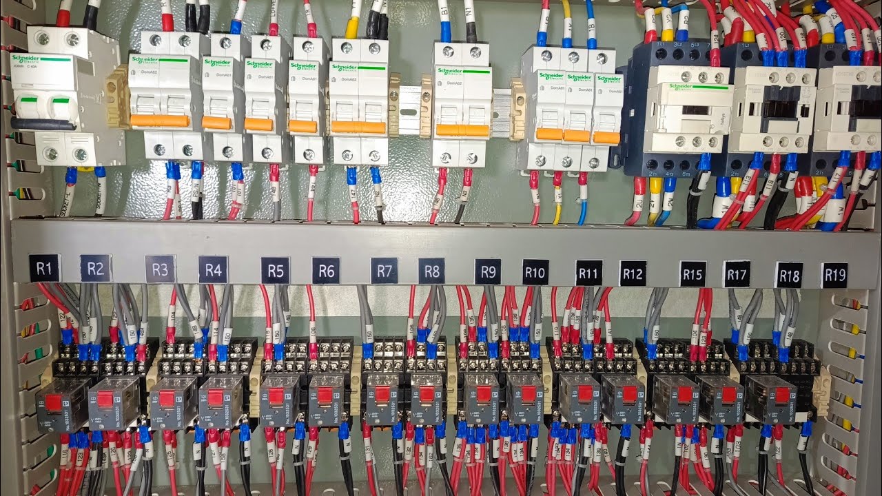 How To Make Electrical Control Panel Wiring/MCCB MPCB MCB Breaker Ki Wiring.