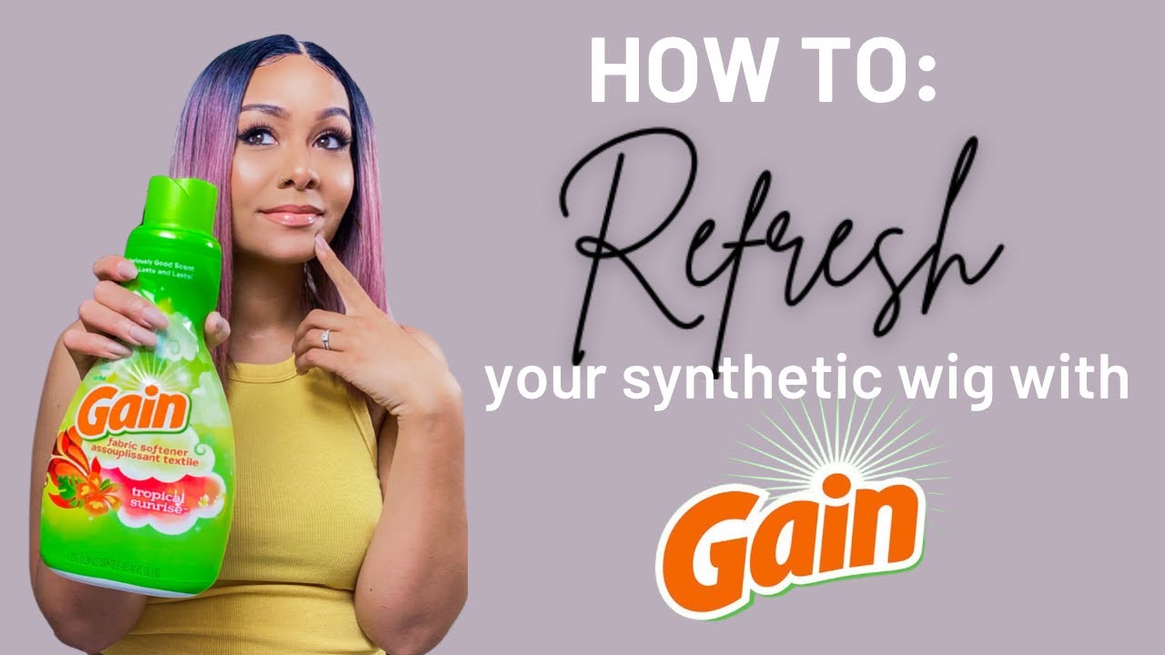 HOW TO: Refresh Synthetic Wig | Liquid Fabric Softener Hack! | Easy + Affordable 